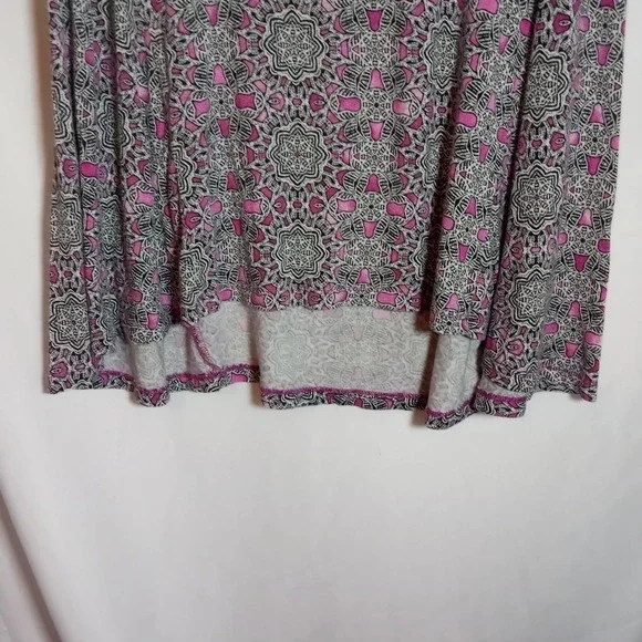 Dana Buchman Pink Kaleidoscope Top Size S - Picture 4 of 5